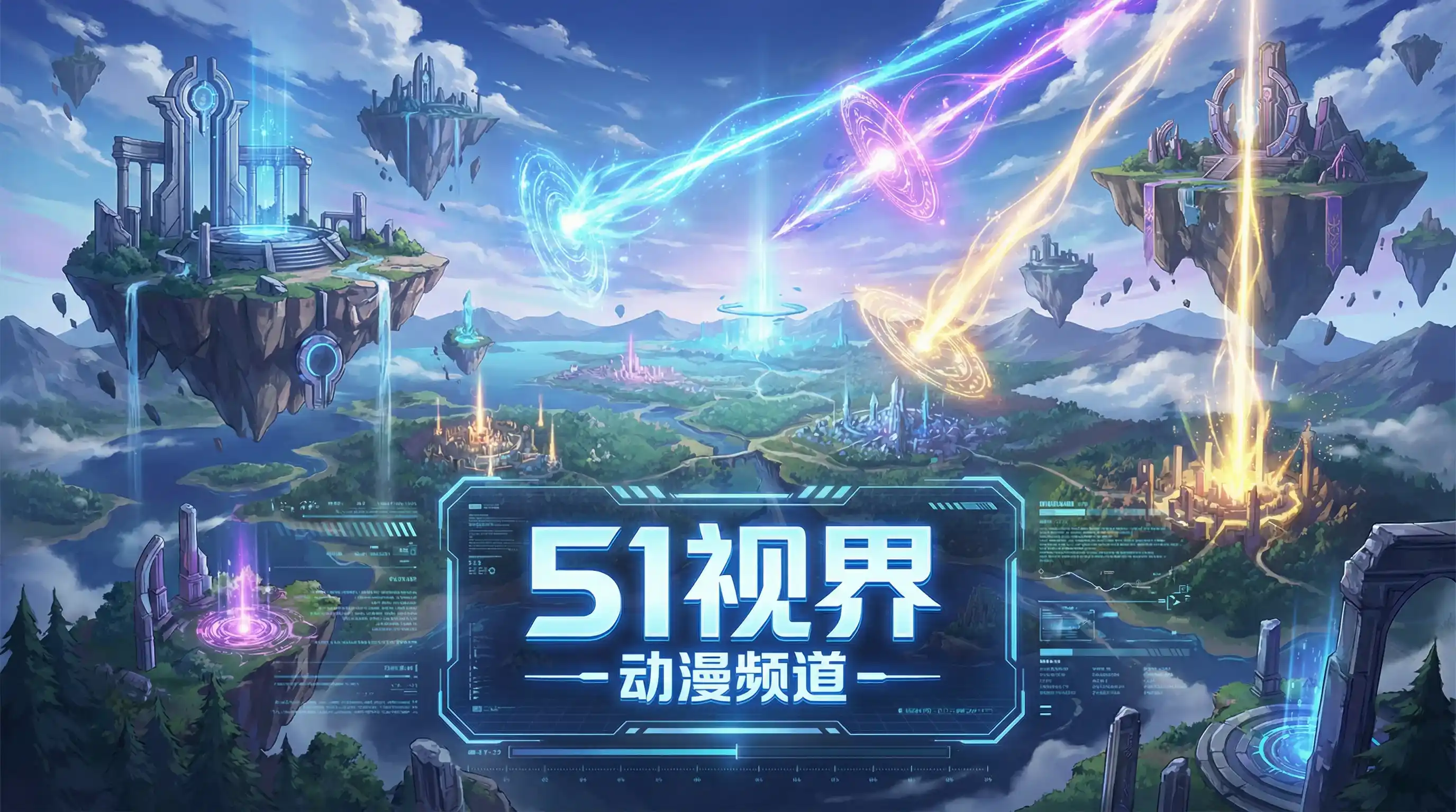 奇幻动漫世界浮空岛屿 - 51视频 动漫资讯