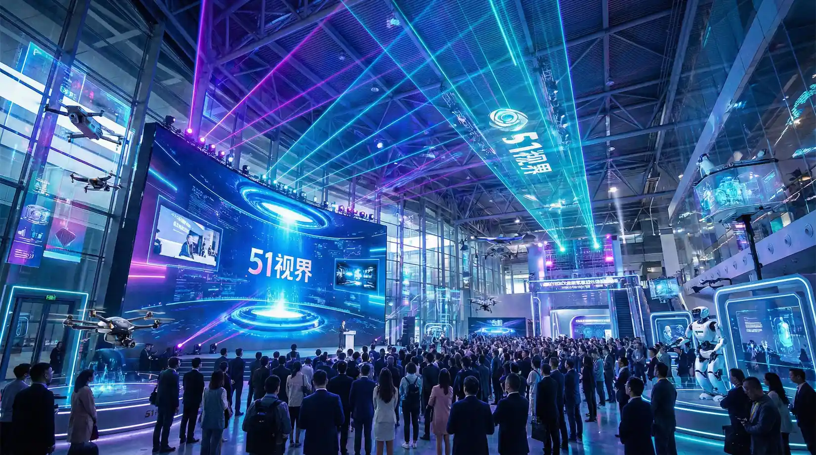 全球科技峰会现场报道 - 51视频 聚焦前沿科技